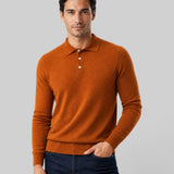 Maglione Uomo Stile Polo in Maglia