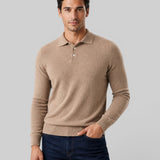 Maglione Uomo Stile Polo in Maglia