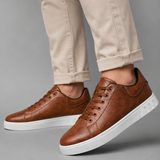 Scarpe Sneakers Uomo in Pelle Minimaliste