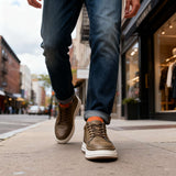 Scarpe Sportive Uomo in Pelle Imbottite