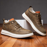 Scarpe Sportive Uomo in Pelle Imbottite