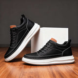 Scarpe Sportive Uomo in Pelle Imbottite