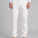 Pantaloni Uomo Dritti Effetto Lino