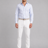 Pantaloni Uomo Dritti Effetto Lino