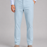 Pantaloni Uomo Dritti Effetto Lino