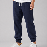Pantaloni Uomo in Lino Relaxed Fit