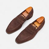 Mocassini Uomo in Pelle Penny Slip-On