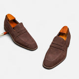 Mocassini Uomo in Pelle Penny Slip-On