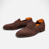 Mocassini Uomo in Pelle Penny Slip-On