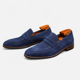 Mocassini Uomo in Pelle Penny Slip-On