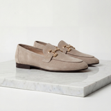 Mocassini Uomo in Camoscio con Horsebit