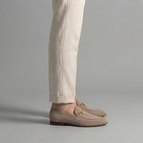 Mocassini Uomo in Camoscio con Horsebit