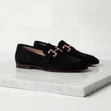 Mocassini Uomo in Camoscio con Horsebit