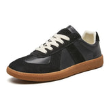 Sneakers Uomo Basse con Lacci e Suola in Gomma