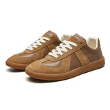 Sneakers Uomo Basse con Lacci e Suola in Gomma