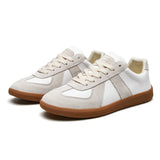 Sneakers Uomo Basse con Lacci e Suola in Gomma