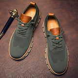 Sneakers Uomo in Maglia Leggera e Traspirante