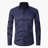 Polo Uomo Slim Fit Elasticizzata Senza Stiro