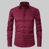 Polo Uomo Slim Fit Elasticizzata Senza Stiro