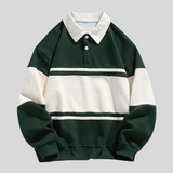 Polo Uomo Pullover Imbottito con Bottoni