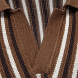 Polo Uomo in Maglia a Righe Verticali