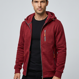 Felpa Uomo con Zip e Cappuccio