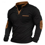 Felpa Uomo Basic con Collo a V