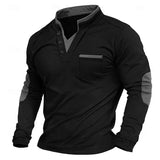 Felpa Uomo Basic con Collo a V