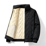 Giacca imbottita con fodera sherpa