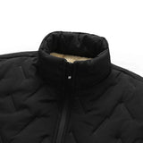 Giacca imbottita con fodera sherpa