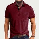 Polo Uomo Slim Fit in Cotone Misto