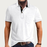 Polo Uomo Slim Fit in Cotone Misto