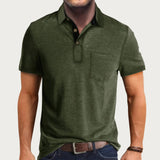 Polo Uomo Slim Fit in Cotone Misto
