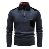 Pullover Uomo Mezza Zip in Lana