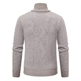 Pullover Uomo Mezza Zip in Lana