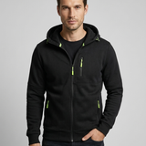Felpa Uomo con Zip e Cappuccio