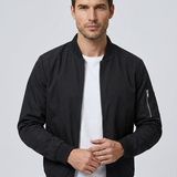 Giacca bomber classica con chiusura a zip