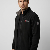 Giacca in pile con collo alto versatile