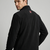 Giacca in pile con collo alto versatile
