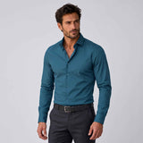 Camicia slim fit da uomo con vestibilità sartoriale