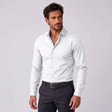 Camicia slim fit da uomo con vestibilità sartoriale
