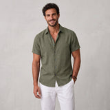 Camicia a Maniche Corte con Colletto Classico da uomo
