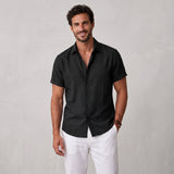 Camicia a Maniche Corte con Colletto Classico da uomo
