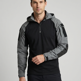 Felpa Uomo Tattica con Cappuccio e Zip