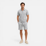 Set Estivo Uomo Polo Zip Testurizzato