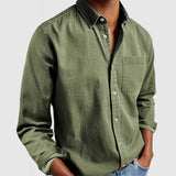 Blusa da Uomo in Cotone e Poliestere