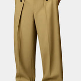 Pantaloni Uomo Ampi in Materiale Morbido