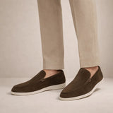 Mocassini in pelle slip-on Regular Fit da uomo