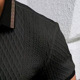 Maglia Polo Uomo Colorblock in Poliestere