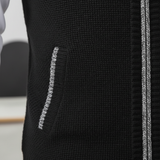 Gilet Uomo in Maglia con Collo Alto